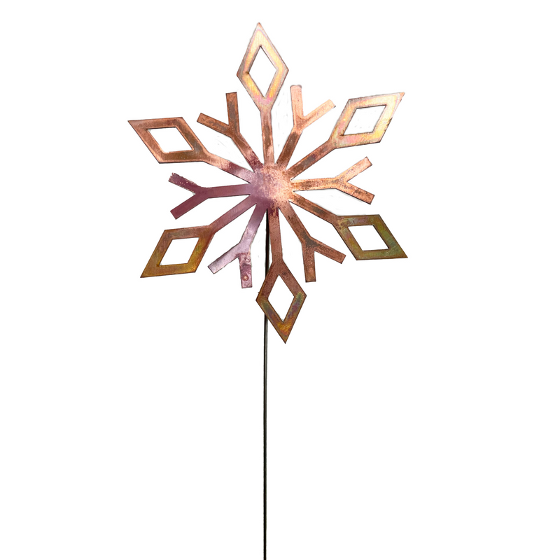 Natural Copper Large Natural Snowflake