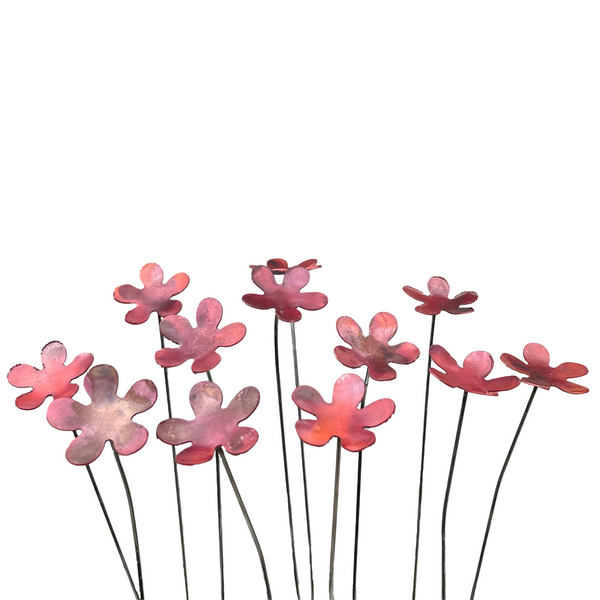 Small Copper Flowers- Bare