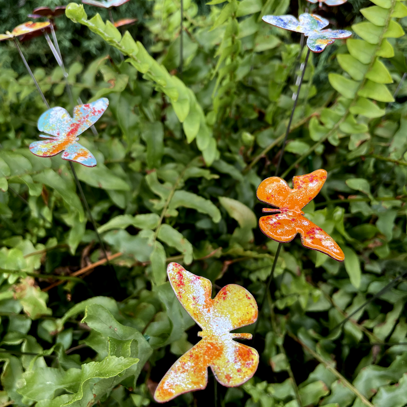 Small Enamel Butterflies