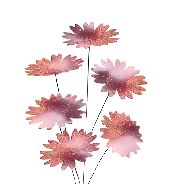 Extra Large Copper Daisies- Bare