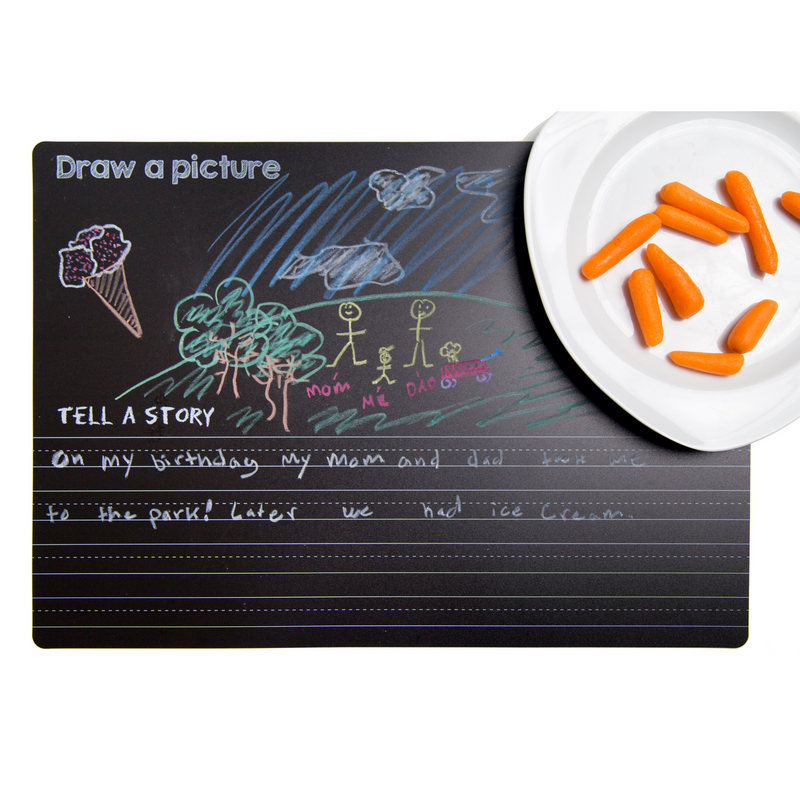 Chalkboard Placemat Draw Write