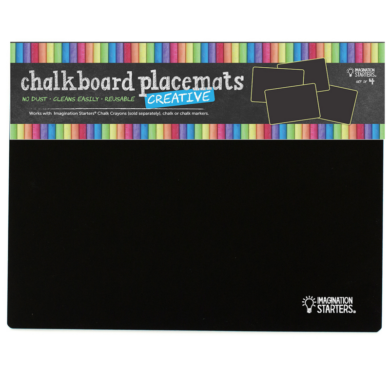 Chalkboard Placemats Creative 12” x 17” Set of 4