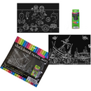 Chalkboard new Aquarium/Sea Life Travel Coloring mat set