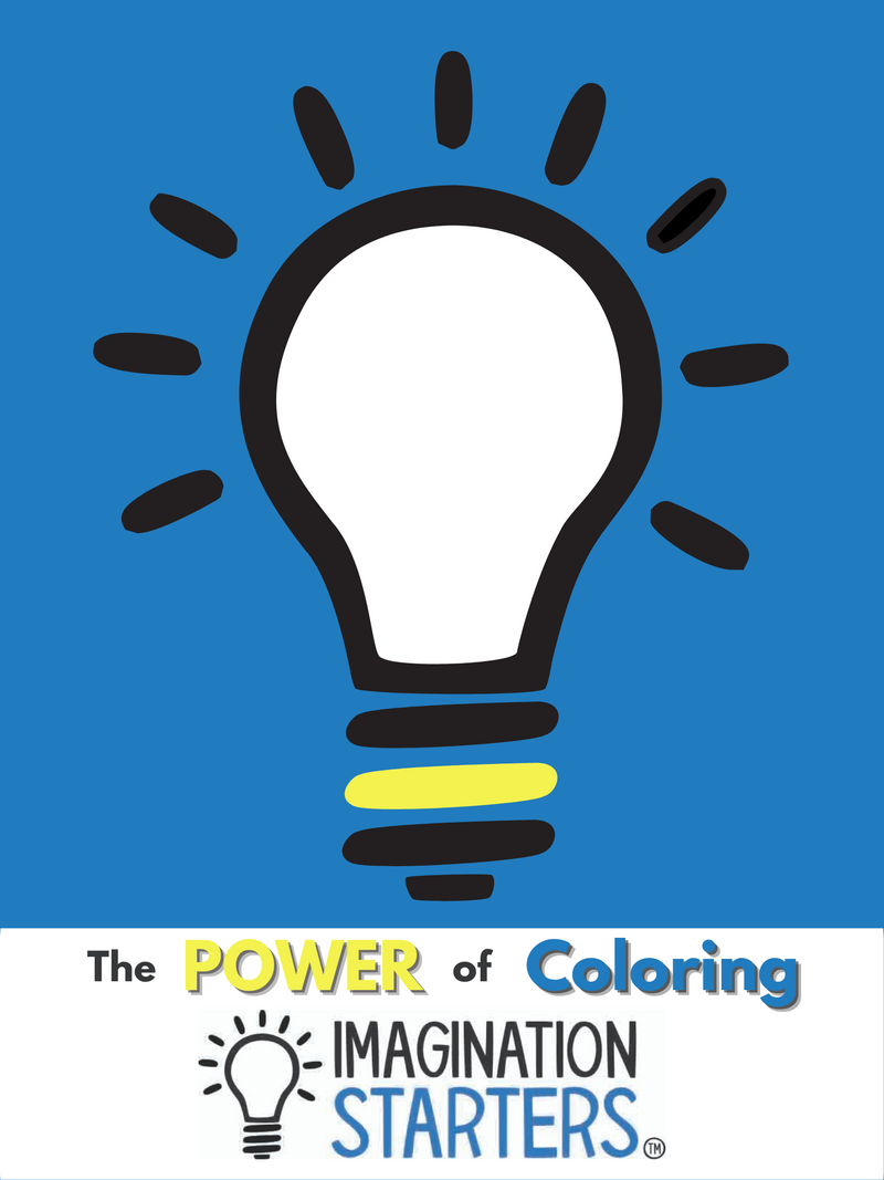 Imagination Starters Power oif Coloring Sign