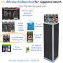 NEW Four-Sided Pegboard Floor Spinner Display