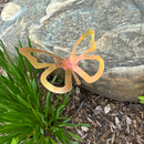 Copper Butterfly Garden Stake Bare