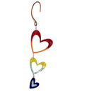 Copper Enamel Heart MiniChain- color options