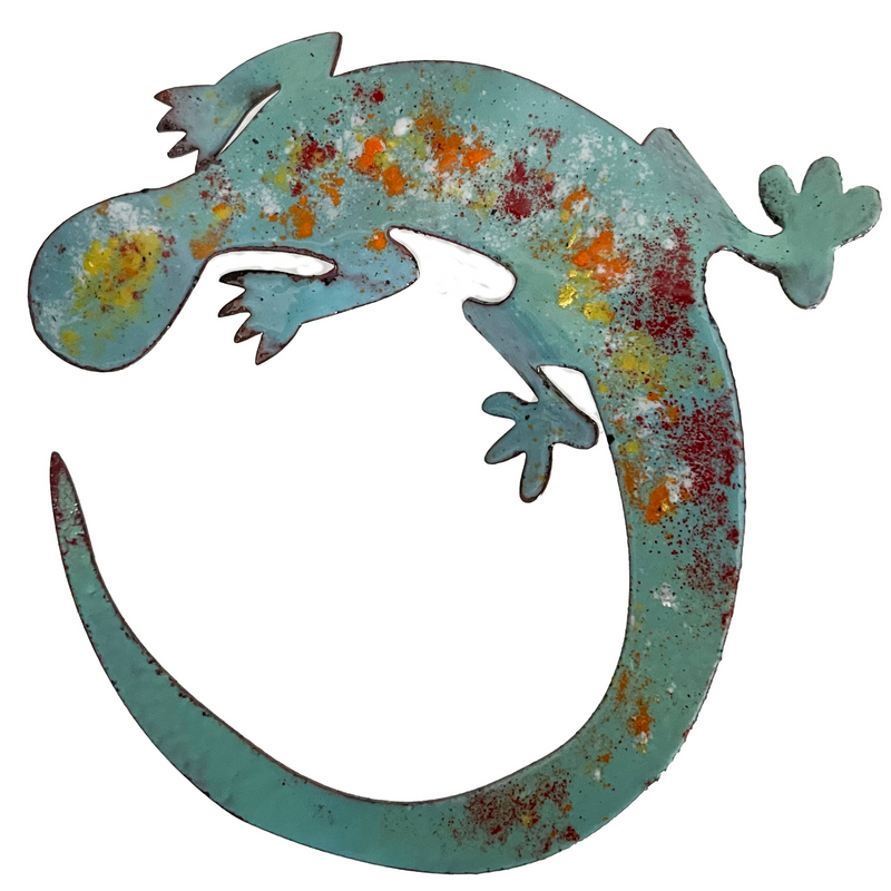 Copper Enamel Gecko - color options