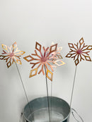 Natural Copper Large Natural Snowflake
