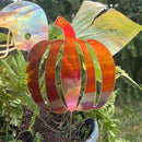 NEW Natural Copper Porch Pot Stake - Pumpkin