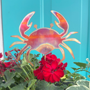 NEW Natural Copper Porch Pot Stake - Crab