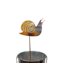 NEW Natural Copper Porch Pot Stake - Snail