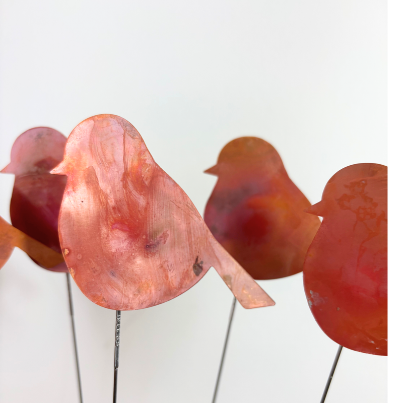 *NEW* Medium Natural Copper Birds