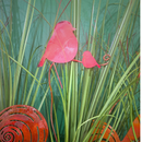*NEW* Natural Copper Birds on Branch