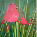 *NEW* Natural Copper Birds on Branch