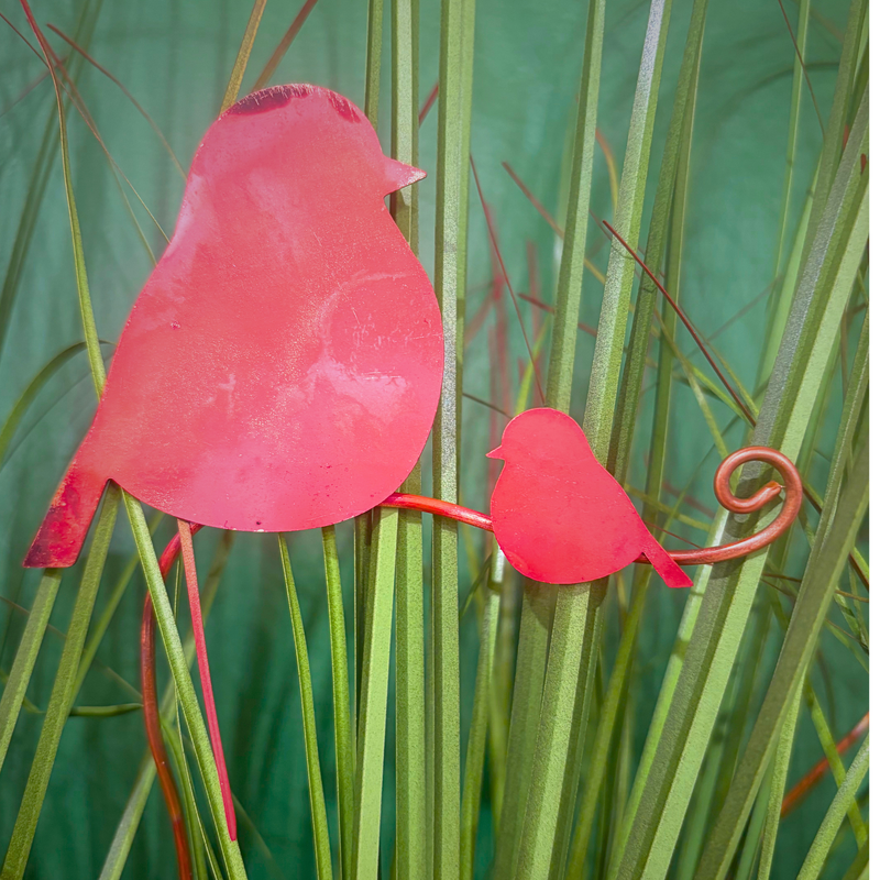 *NEW* Natural Copper Birds on Branch