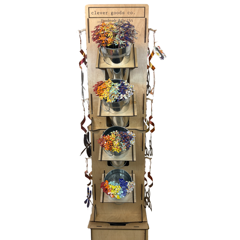 Rotating Display, w 482 pcs of Best Sellers (Avg price $3.53 includes display)