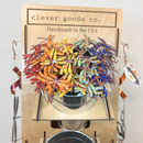 Small Copper Dragonfly Stem Plant Stake Pick – Colorful MI Made Garden Art