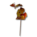 Michigan Garden Stake - Bare Copper
