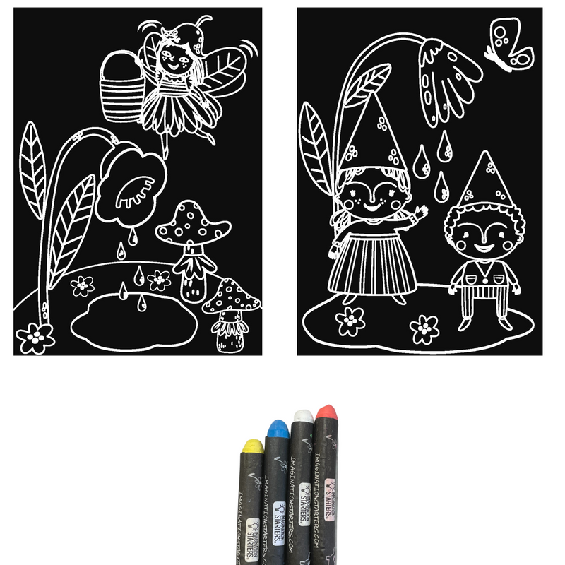 Mini Princess Butterfly- Minimat Coloring Kit Princess & Butterfly