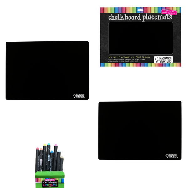 Chalkboard Placemat Coloring Set- Creative