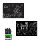 *NEW* Reusable Easter/SpringGarden Coloring Travel Mat Set