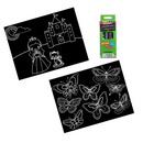 Chalkboard Princess/Butterfly travel mat coloring set