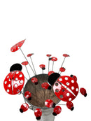 Small Enamel Copper Ladybugs