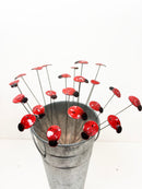 Small Enamel Copper Ladybugs