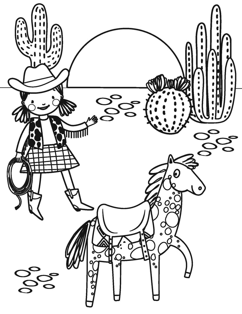Trace Erase Cowboys & Cowgirls