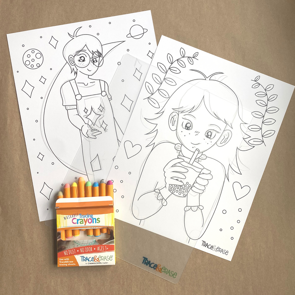 Anime Baby Characters Tracing Sketch Book | Anime Hoshi