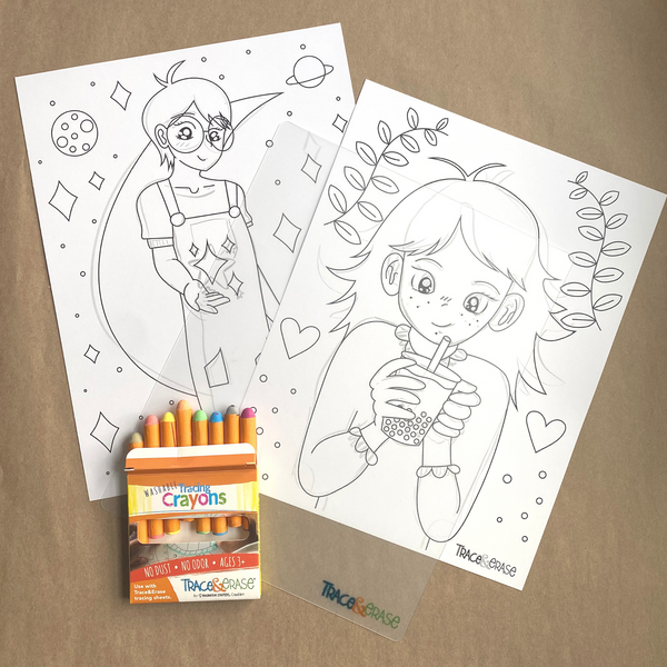 Trace & Erase Anime Set (original packaging)