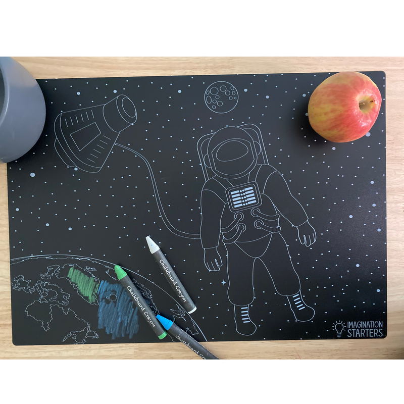 Chalkboard Placemat Astronaut