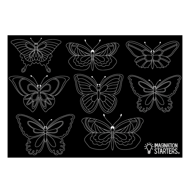 Chalkboard Placemat Butterfly