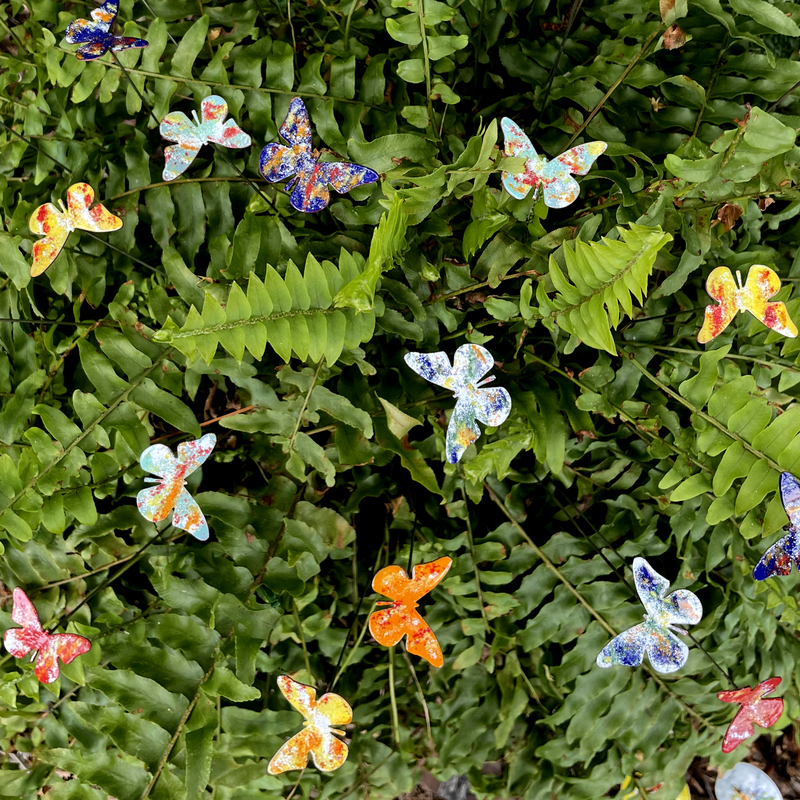 Small Enamel Butterflies