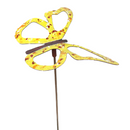 Copper Enamel Wispy Butterfly Garden Stake - assort (1 each of 6 colors)