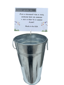 Galvanized Bucket Display & Sign