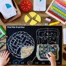 Chalkboard Placemat Find the Fraction (preorder - shipping July 2025)