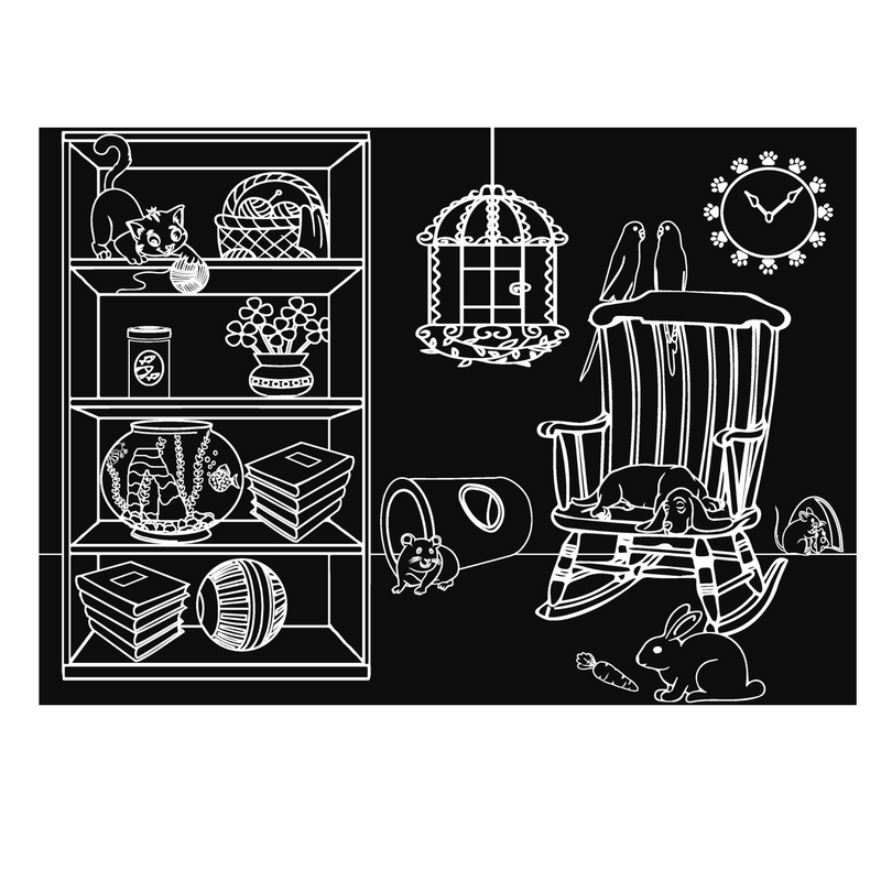 Chalkboard Placemat Small Pets
