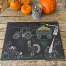 Chalkboard Placemat Harvest