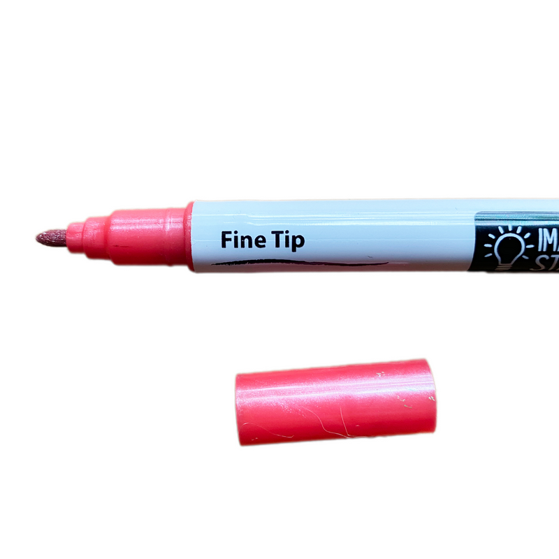 Dual Tip Metallic Chalk Markers Set of 12- pre-order shipping 6/1/23