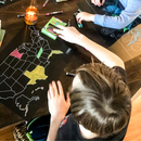 Chalkboard Placemat Map (preorder - shipping July 2025)
