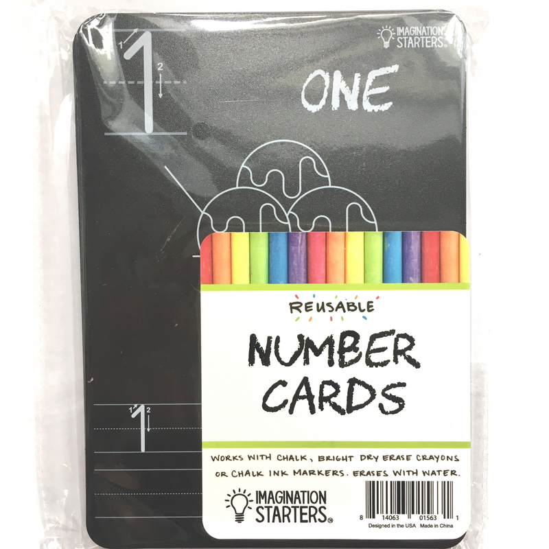Numbers Flash Cards 5” x 7” • Reversible