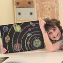 Chalkboard Placemat Solar System