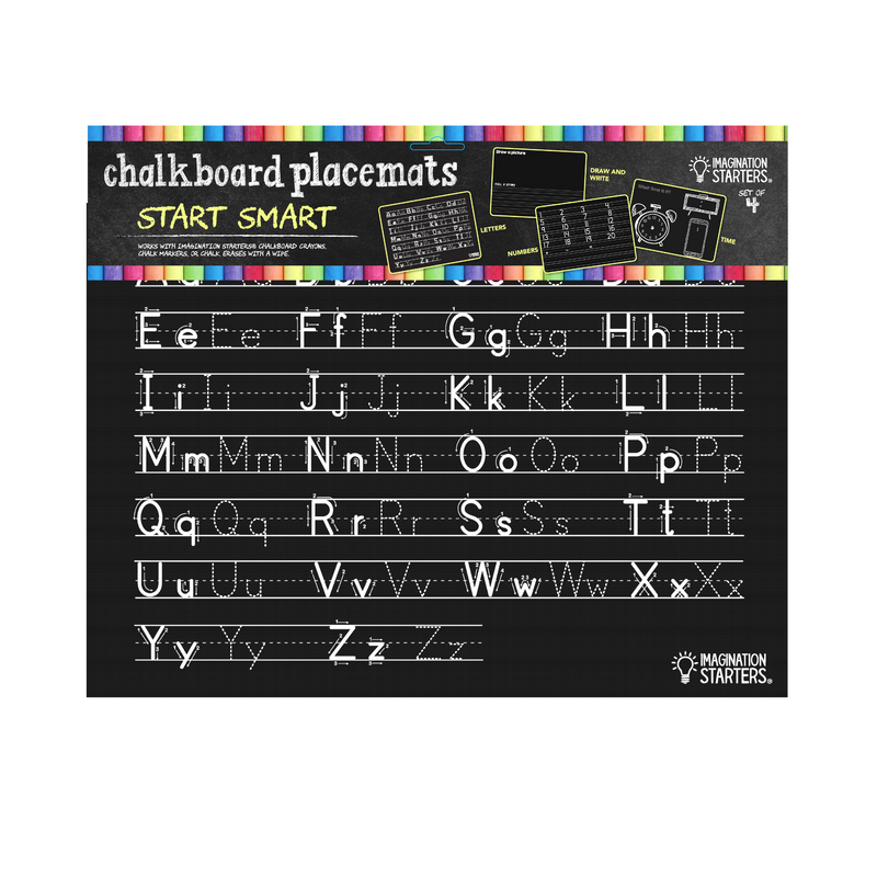 Chalkboard Placemat Smart Start Set of 4