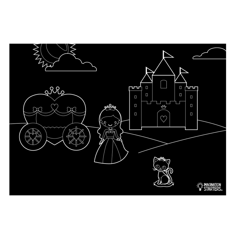 Chalkboard Placemat Whimsy Set of 4
