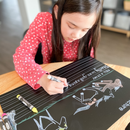 Chalkboard Placemat Draw Write (preorder - shipping July 2025)