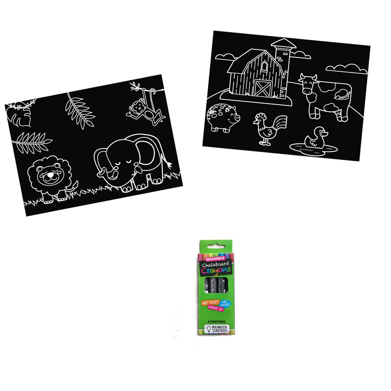Chalkboard Placemat Starter Set- Minimats + Creative Styles