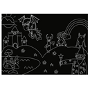 Chalkboard Placemat Mythical Creatures (preorder - shipping July 2025)