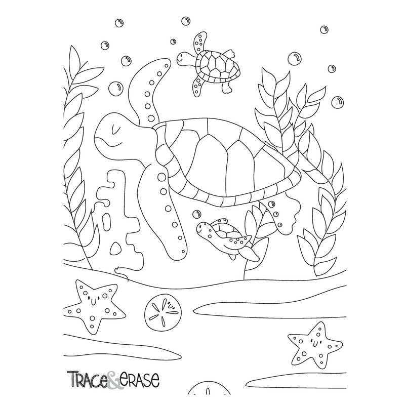 Trace & Erase Sea Life Set (Orignal Packaging)